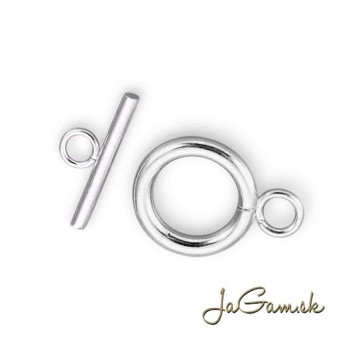 Americké zapínanie CHIRURGICKÁ OCEĽ 16x12mm, 1 pár (CH1690s)